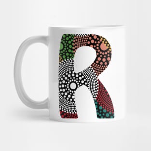 R Aboriginal Art Mug